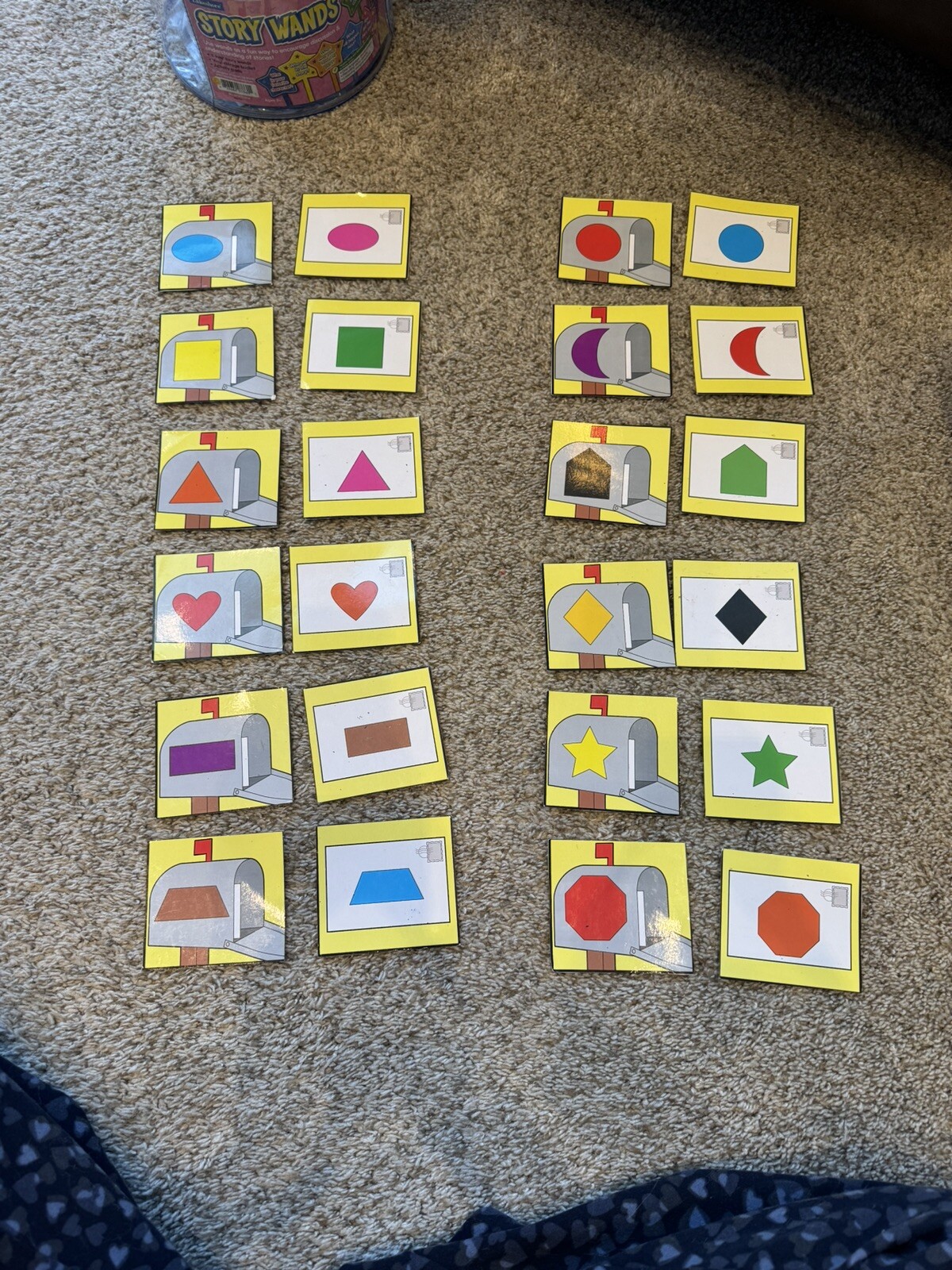8 Diff PUZZLES: Match: Letters, Shapes, Colors Size, Rhyming Pict., Beg. Sound