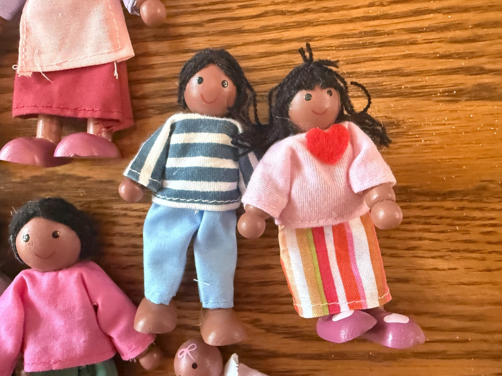 Sand Tray Therapy Miniature Family Figures Lot 8 Diverse Generations Play Therap