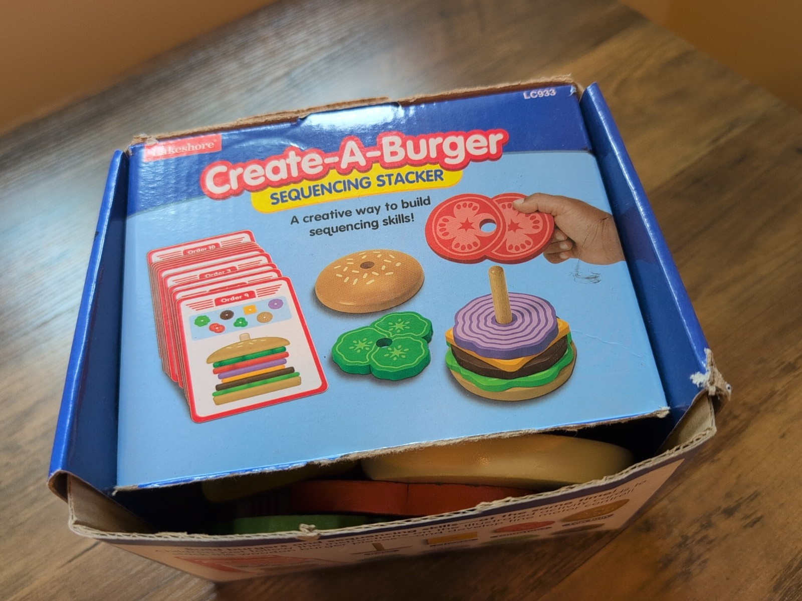 Lakeshore Create A Burger Sequencing Staker