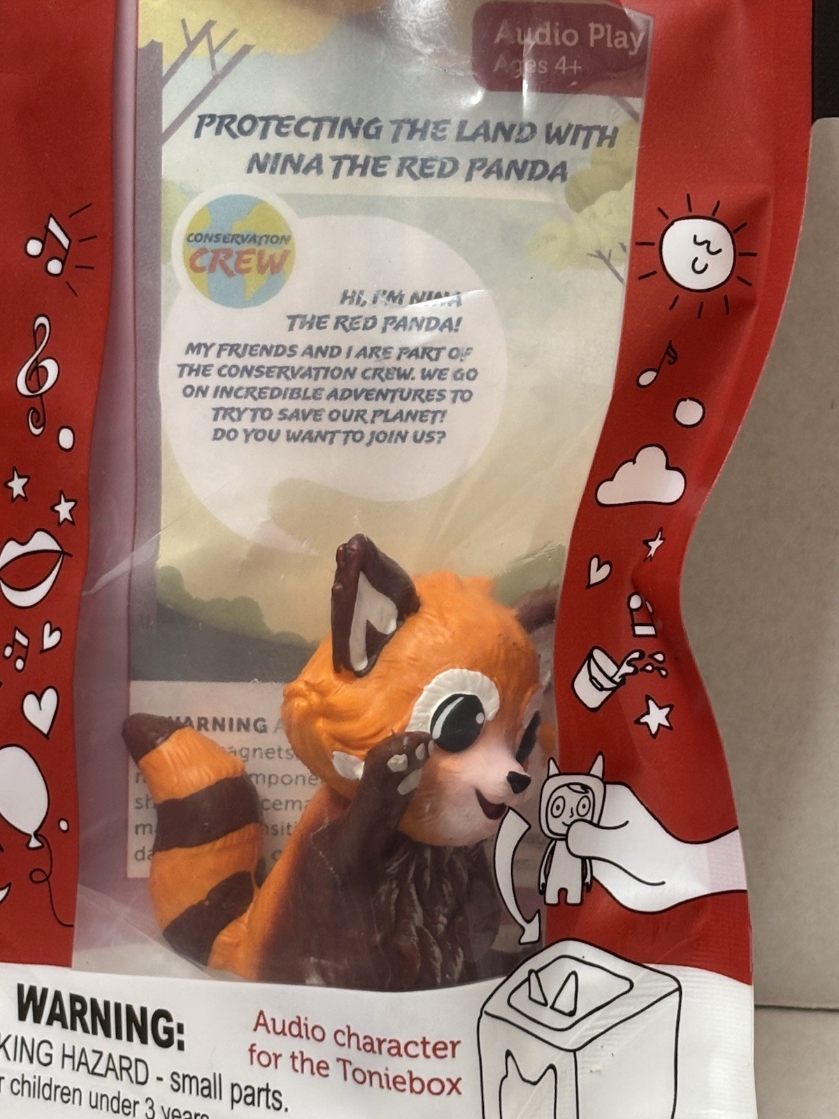 Tonies Conservation Crew – Protecting the Land with Nina the Red Panda Tonie NEW