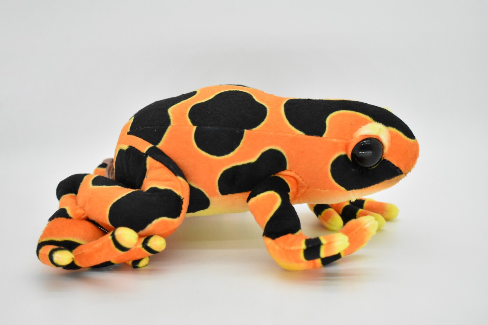 Frog, Orange, Poison Dart, Very Nice Plush Stuffed Animal Toy 9″ RI11B258