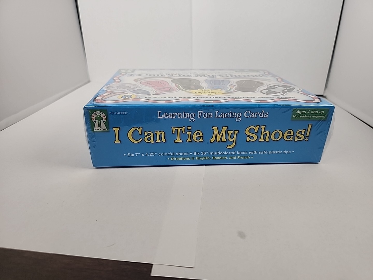 Carson-Dellosa Publishing Key Education I Can Tie My Shoes Lacing Cards 846000