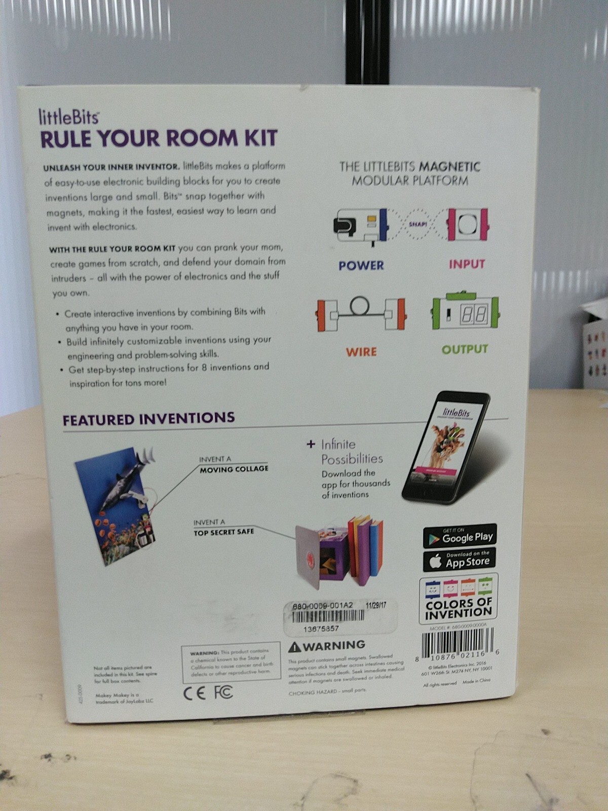 LittleBits Rule Your Room Kit Stem Educational Learning Touch Technology New