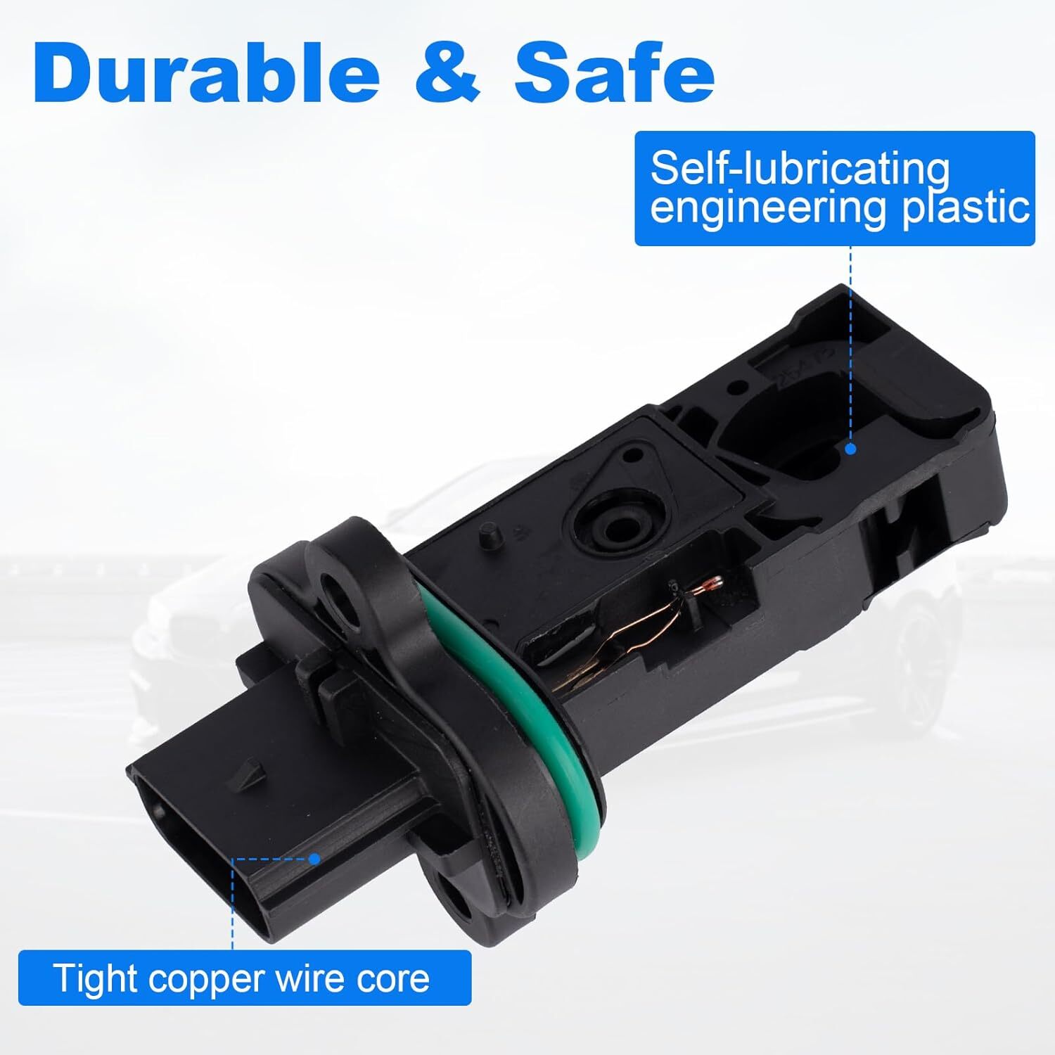 Mass Air Flow Sensor Meter MAF Sensor 245-1314 MAS0321 12671624 Compatible with