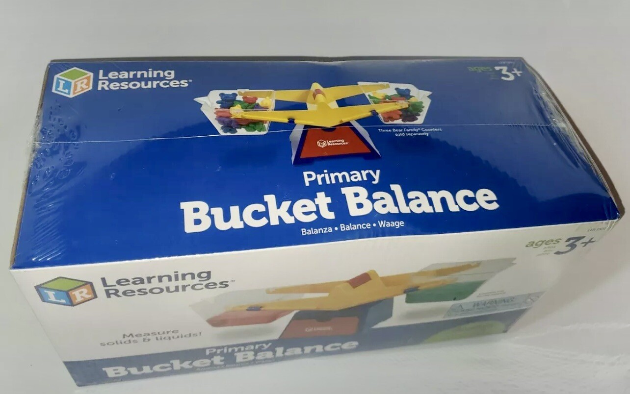 Learning Resources Primary Bucket Balance Scale Teaching Weigh Measure NEW