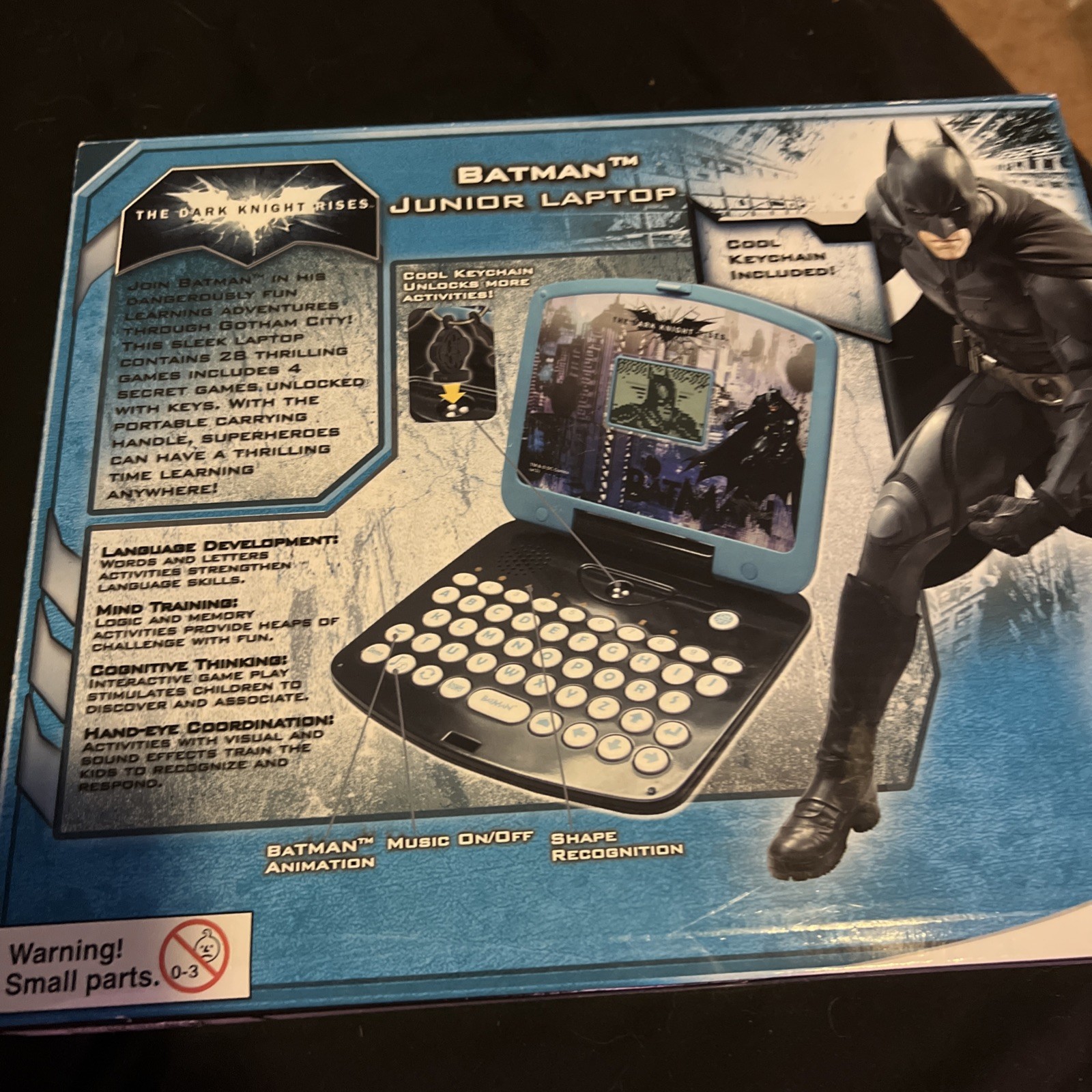 Batman The Dark Knight Rises learning letters laptop New Oregon Scientific