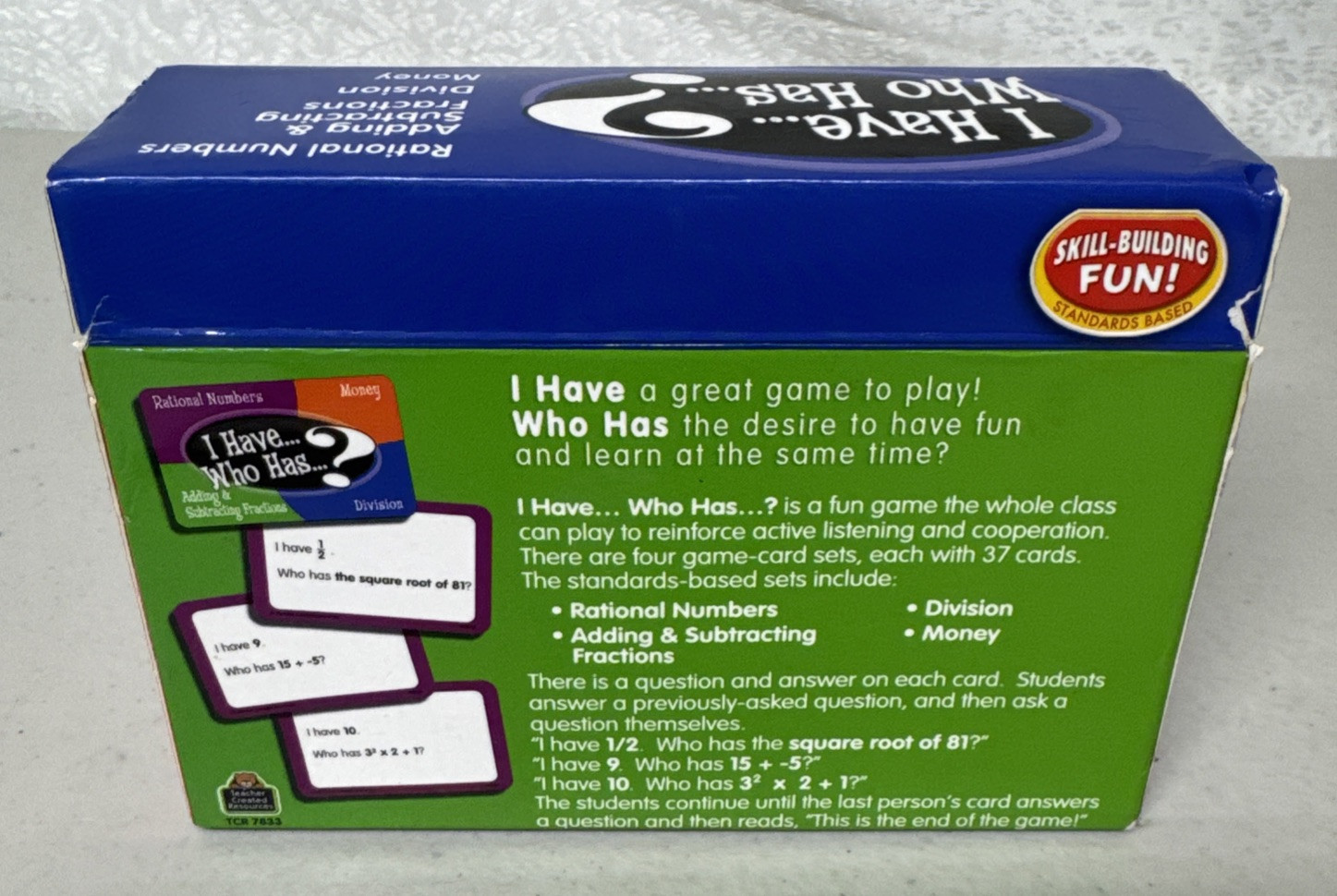 I Have, Who Has Math Game by Teacher Created Resources Grades 4-5 U1