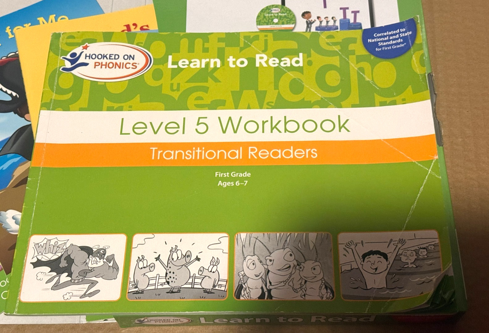 Hooked on Phonics Learn to Read Level 5 and 6 Ages 6 to 7
