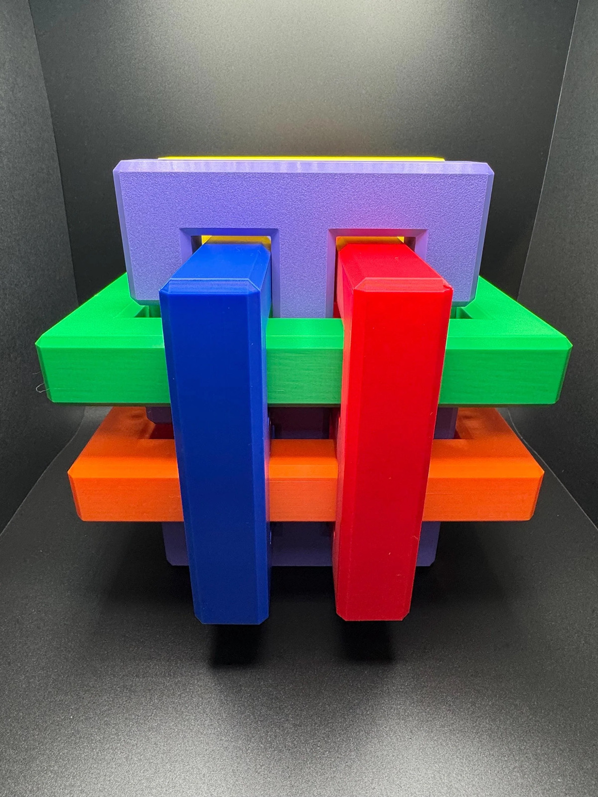 Gordian Knot Puzzle – Very Difficult – High Quality 3D Print, Unique Gift & Art