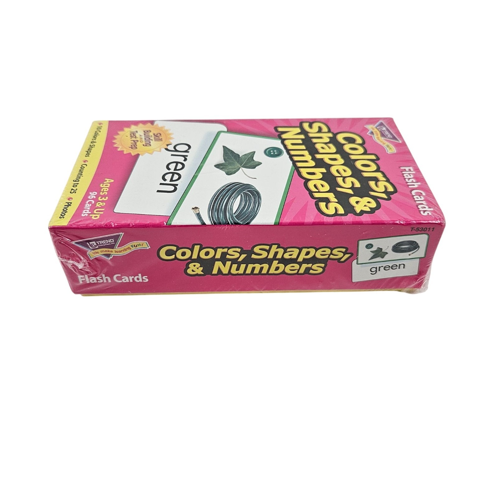 Trend Enterprises Colors Shapes & Numbers Flash Cards Ages 3+ Vintage Sealed