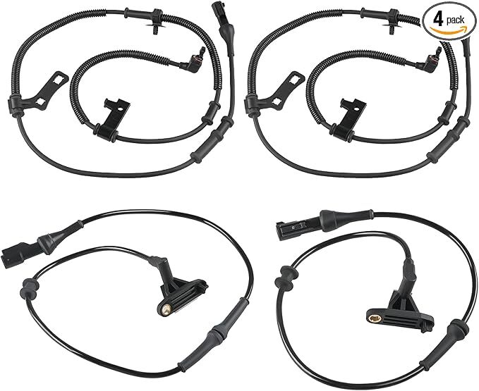 4 Pcs ABS Wheel Speed Sensor Compatible with Ford Explorer Mercury Mountaineer