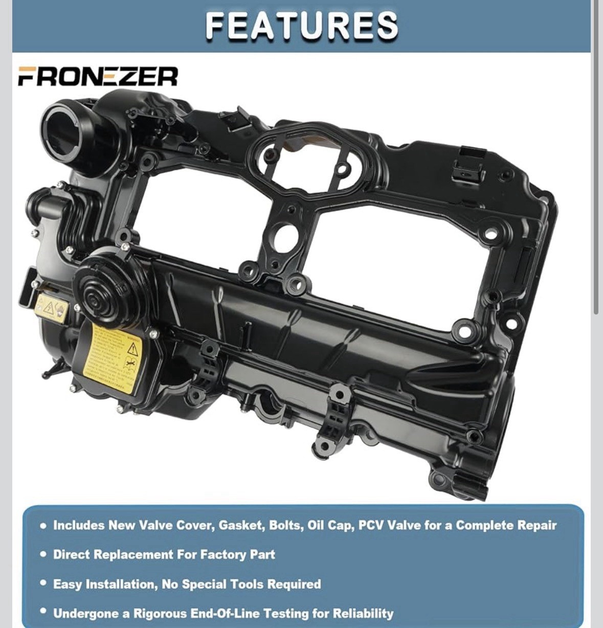 N20 Engine Valve Cover Kit with Gasket, Bolts & Oil Filler Cap Compatible wit…