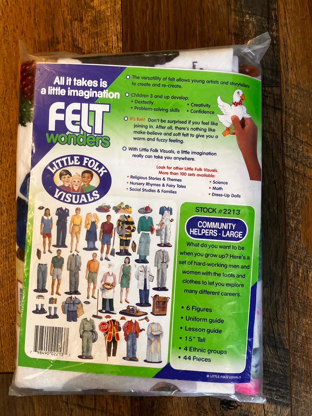 Little Folk Visuals Felt Wonders #2213 Community Helpers Large NEW