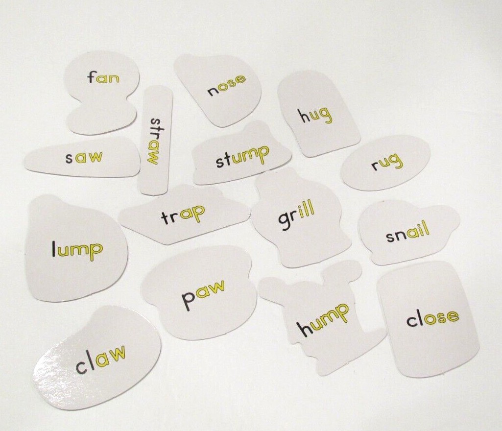Word Building Spelling Teaching Learning Educational Activity Game Word Families