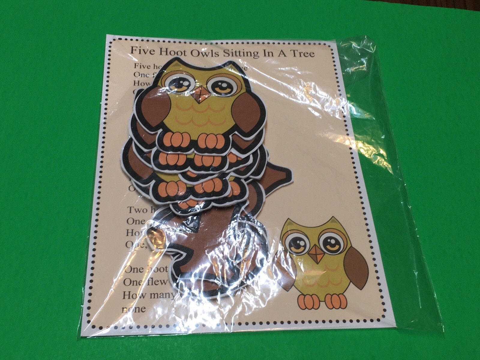 6 Precut Story Flannel / Felt Board Figures Sets 54 pieces