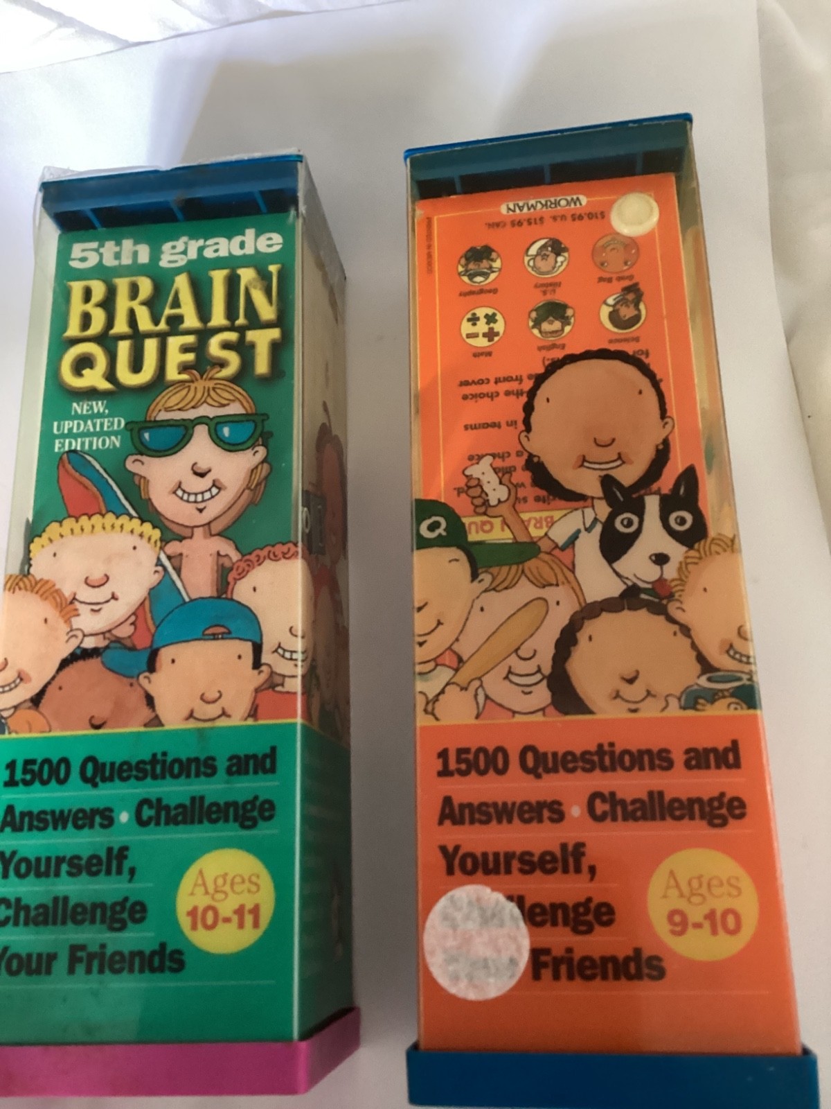 Brain Quest 4th & 5th Grade Cards 3000 Questions & Answers ages 9-11