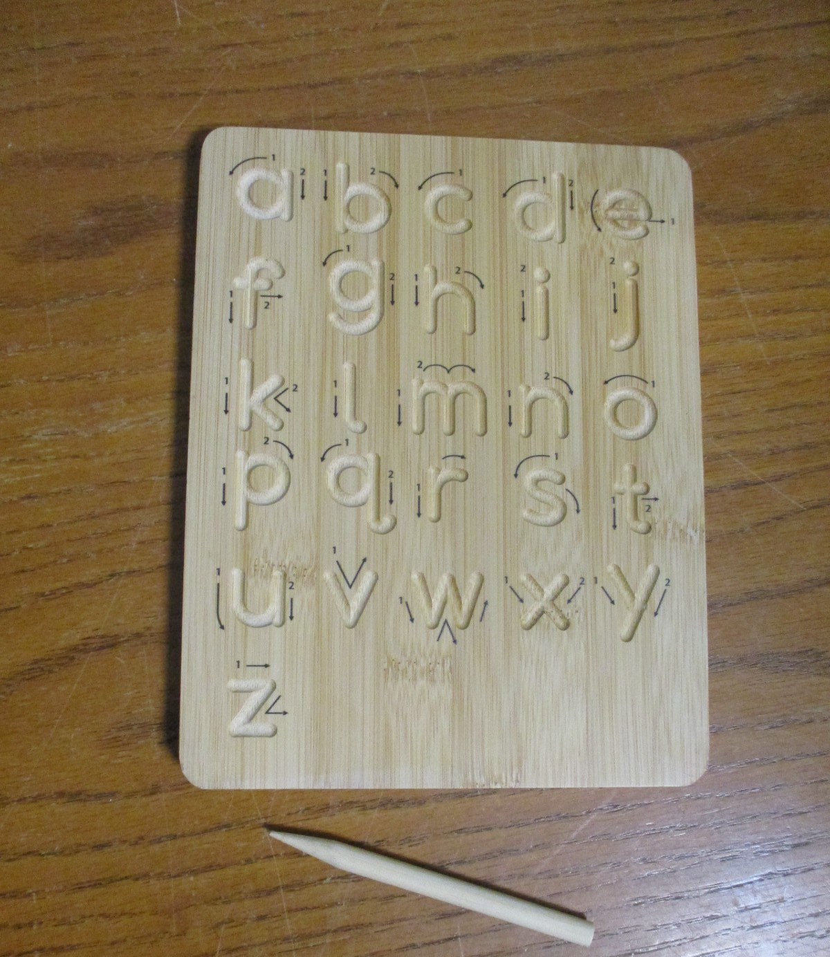 asweets Wooden Trace Letters Board – Lower and Capital Letters