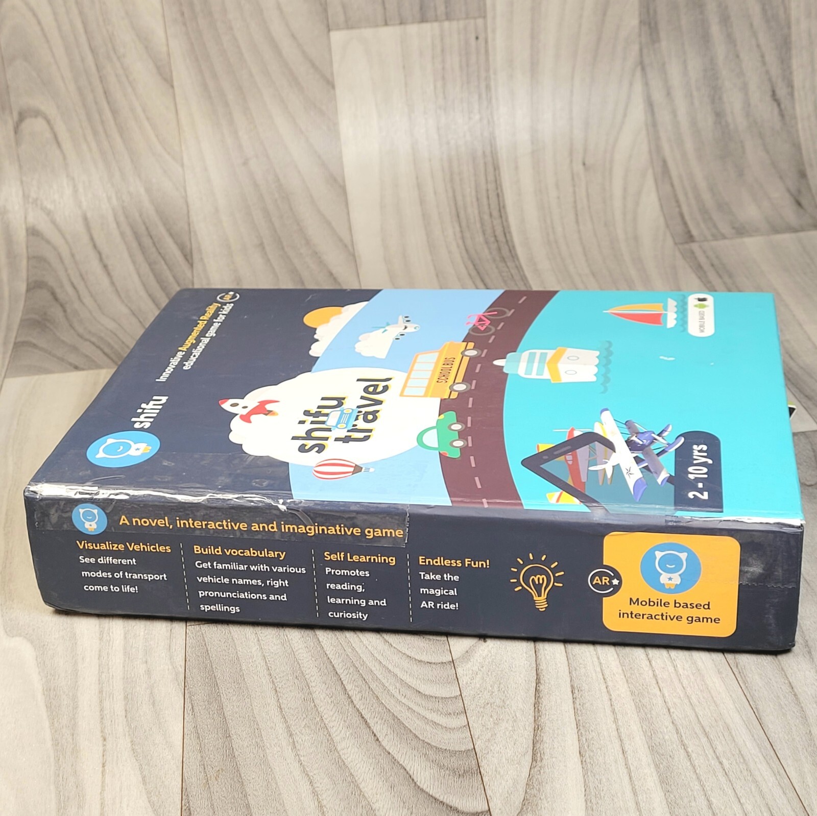 Shifu Travel Innovative Augmented Reality AR Education Game Set 2-6 Vehicle Card