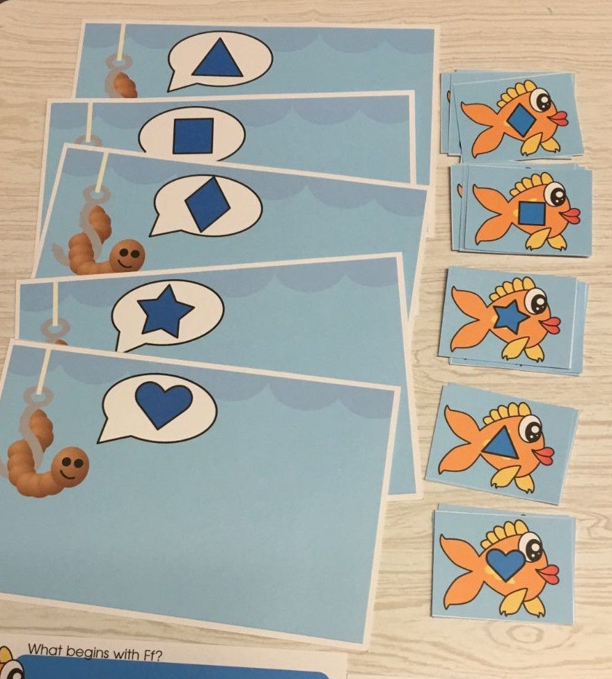 FISH -THEMED Learning Activities Package – LAMINATED – Teaching supplies