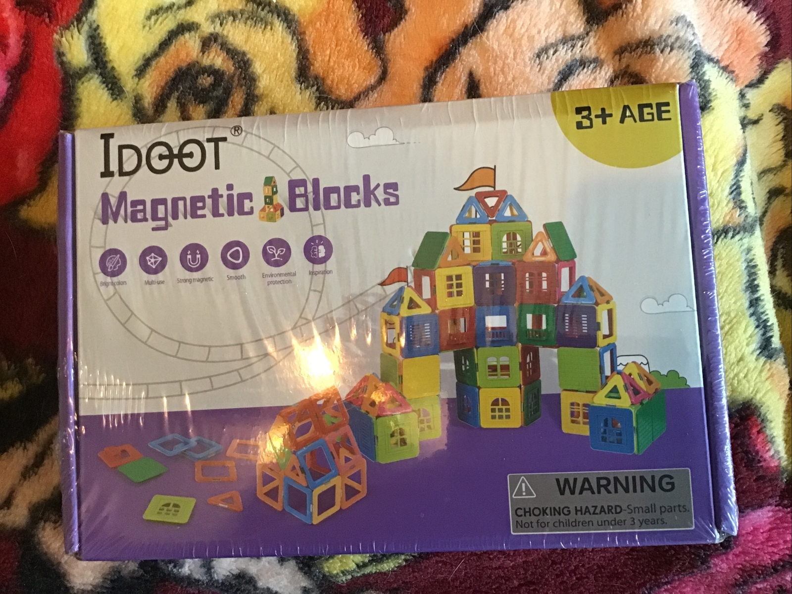 Magnetic Blocks Set, Magnetic Tiles, Educational, 48 Tiles, 3+ Years Old, NEW