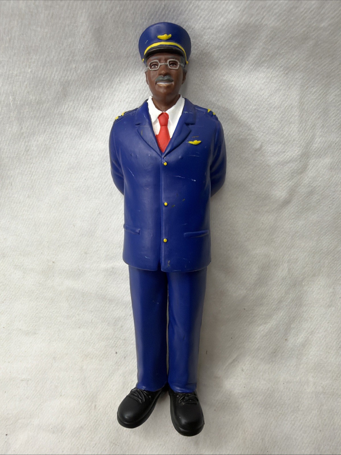 Lakeshore Community Helpers Male 5″ PVC Figure African American Pilot