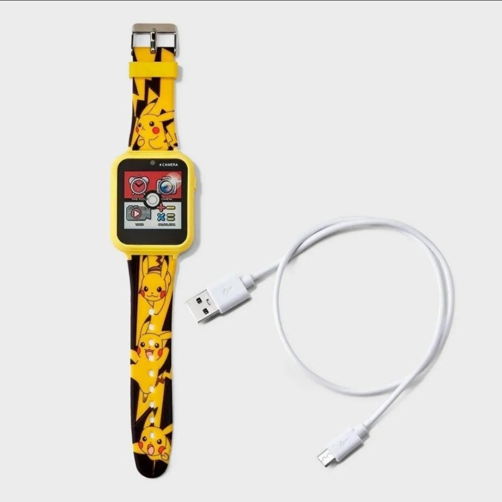 Pokemon Pikachu Kids Smartwatch Digital Camera Games Alarm Calculator Rechargea