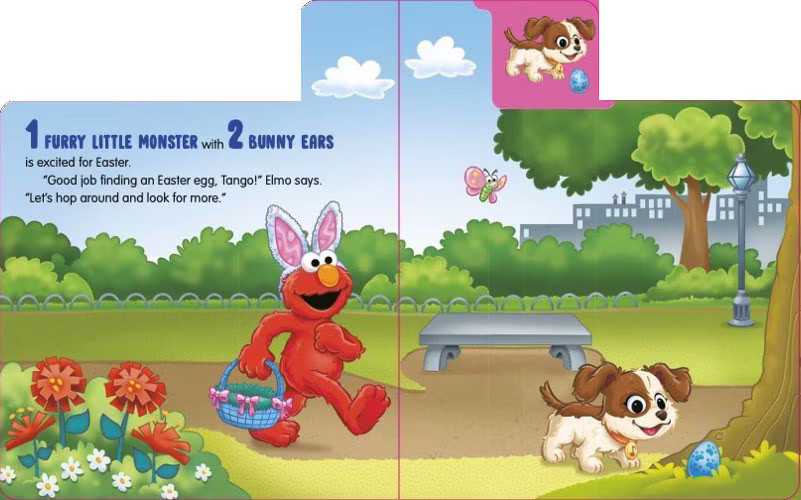 Elmo Hops to It! An Easter Counting Book (Sesame Street)