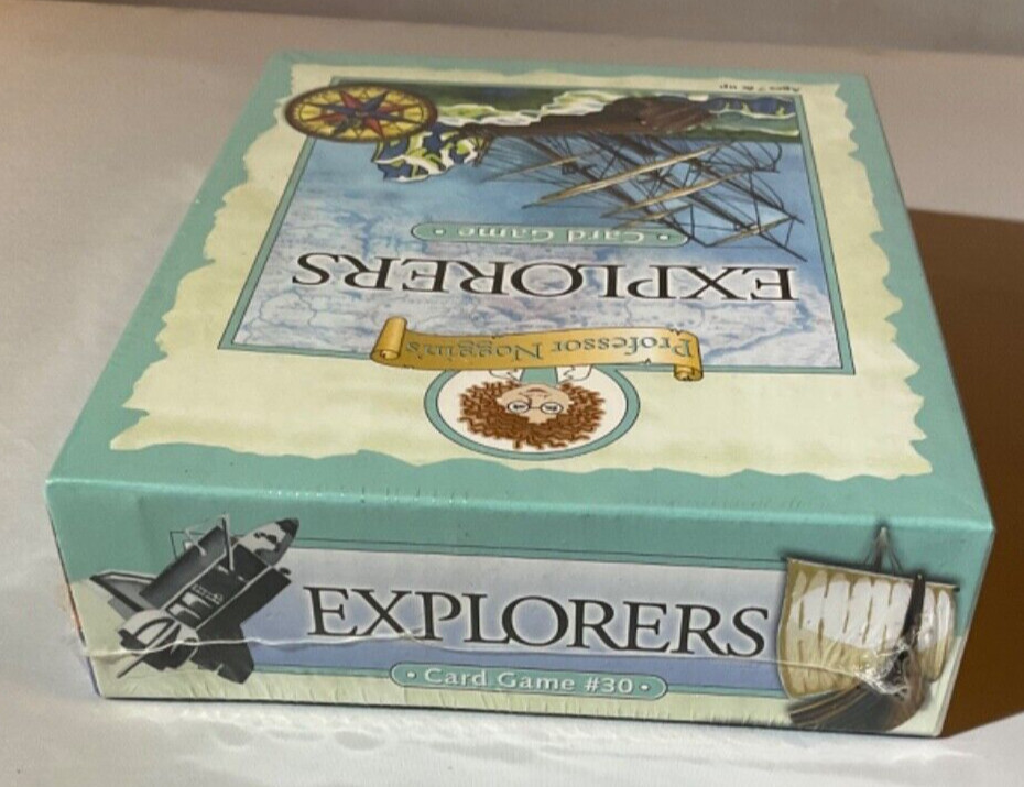 Professor Noggin’s EXPLORERS Card Game Educational Trivia (age 7+) New & Sealed