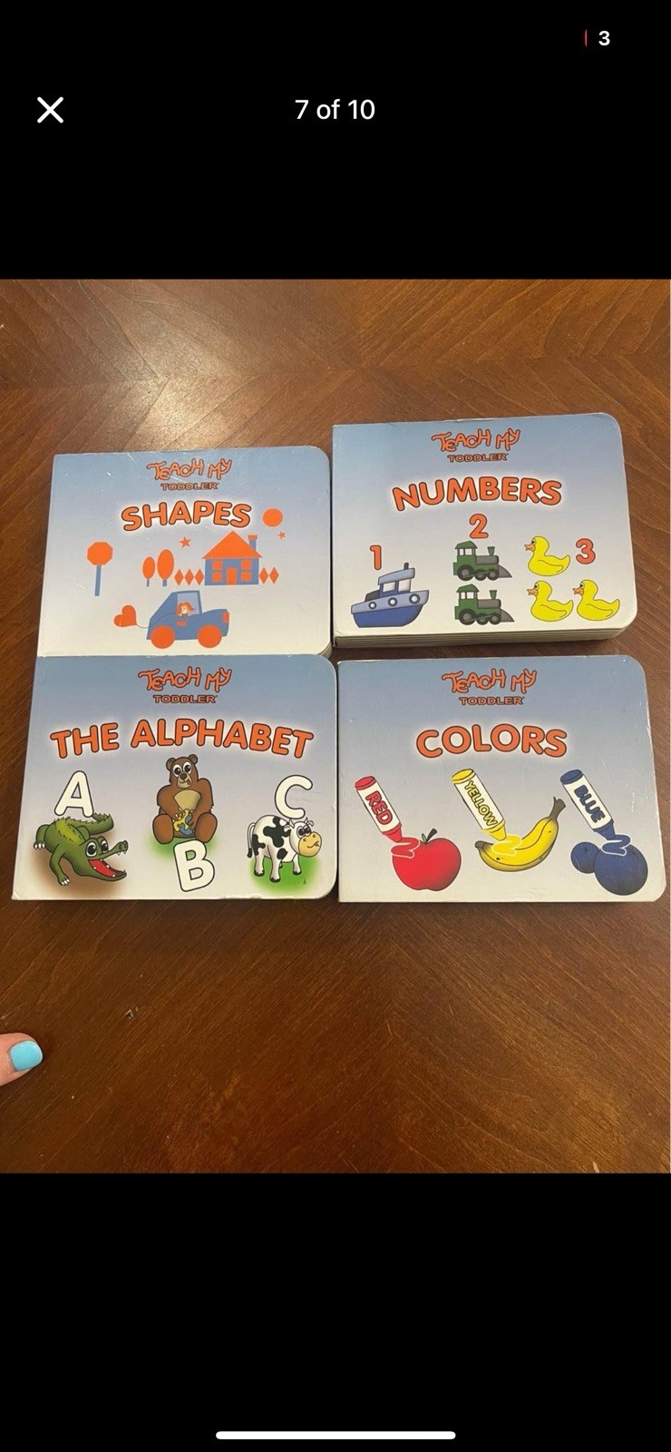 Teach My Toddler Learning Kit 68 Pieces Alphabet Numbers Shapes Colors