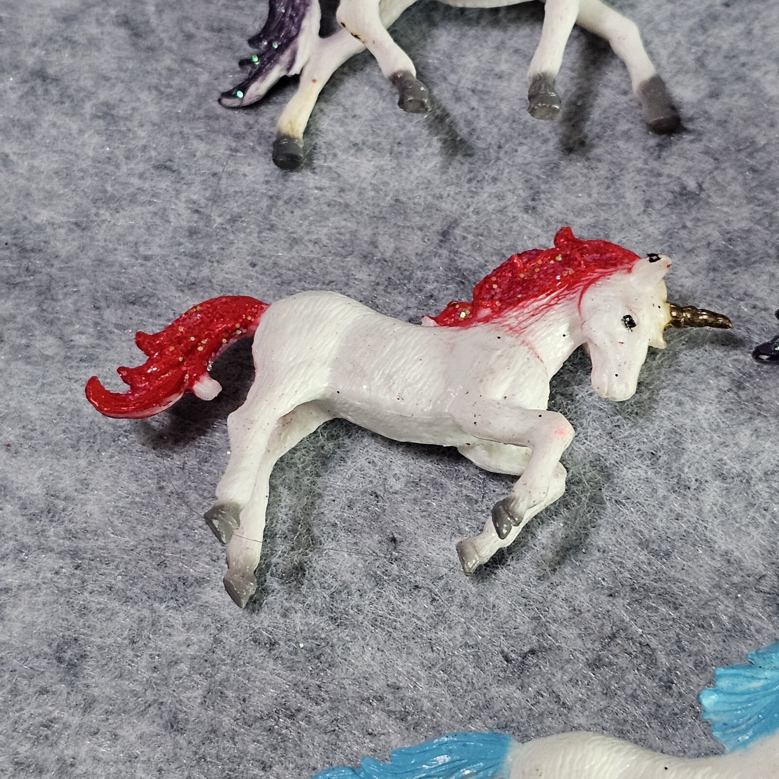 Lot Of 9 Unicorns ~🦄~ Unique Easter Egg Filler ~Multiple Poses & Colors