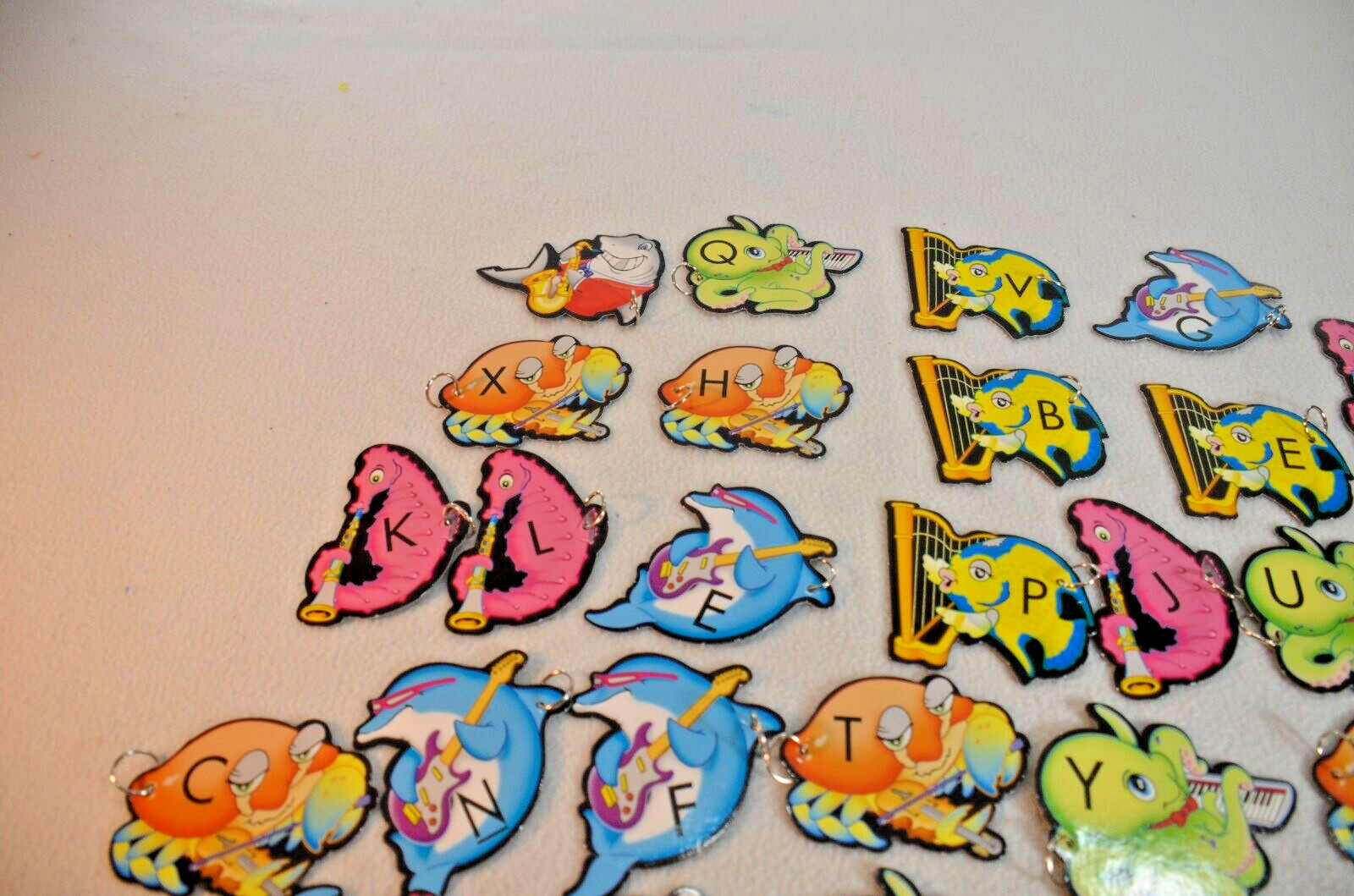 Discovery Toys (ABC) AB Seas Alphabet Fishing Game 1991 Replacement Pieces