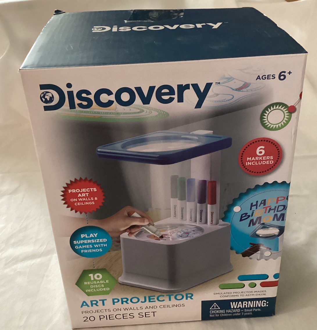 2002 New In Box Discovery Art Projector