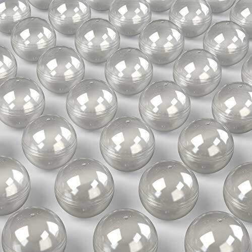 500pcs Vending Empty Round Clear Capsules 2” 50mm Surprise for Kids Party Favor