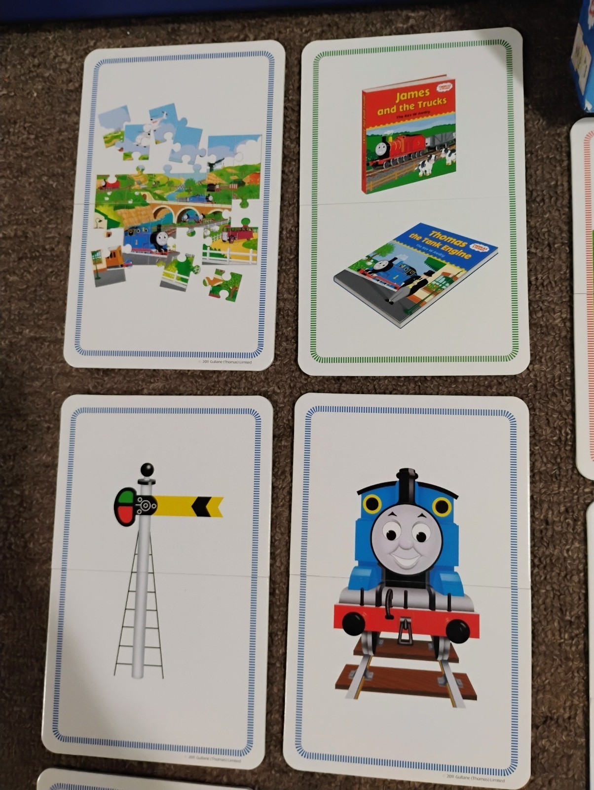 2011 Thomas & Friends Slide & Learn Interactive Cards
