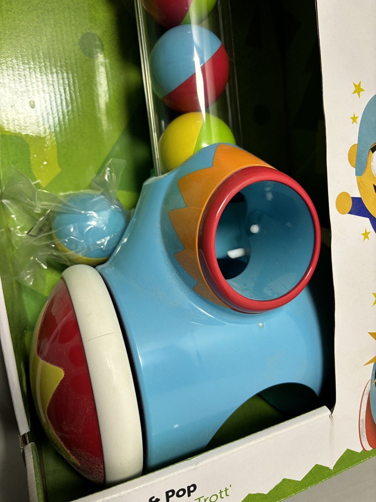Tomy Toomies Pic N Pop Toddler Child Push Along Toy Learning Development Device