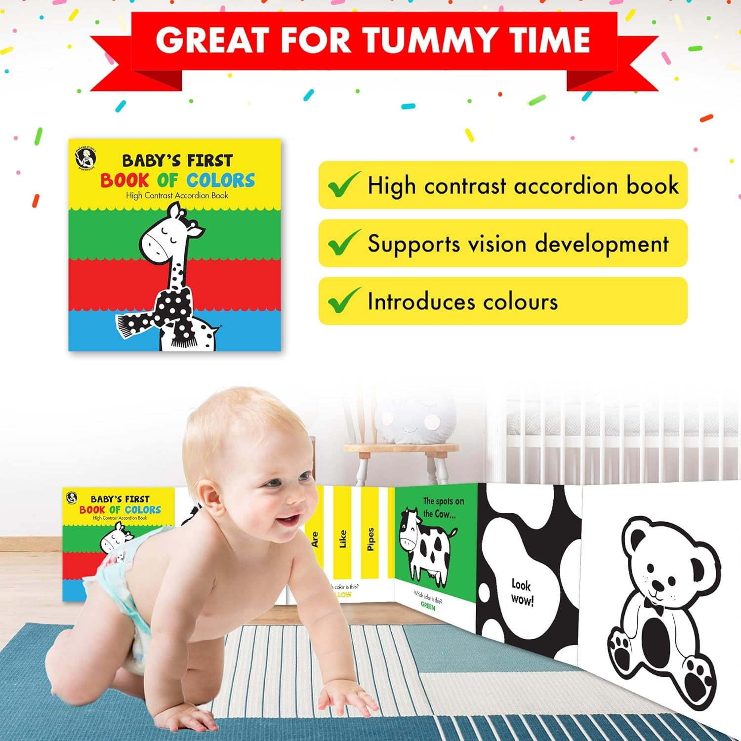 Madame Curie’S Baby’S First Library | Baby Toys, for 0-3-6 Months, 0 to 1 Yea…