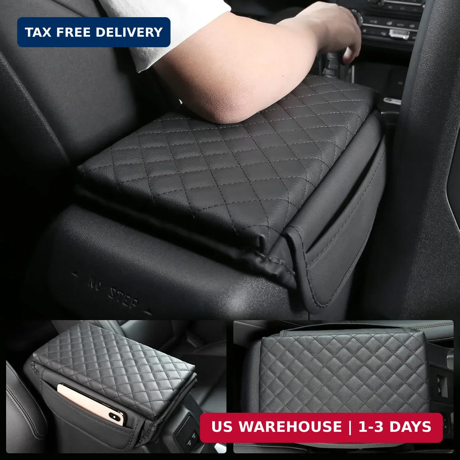 Center Console Armrest Cover for Ford Bronco Accessories 2021 2022 2023 2024 202