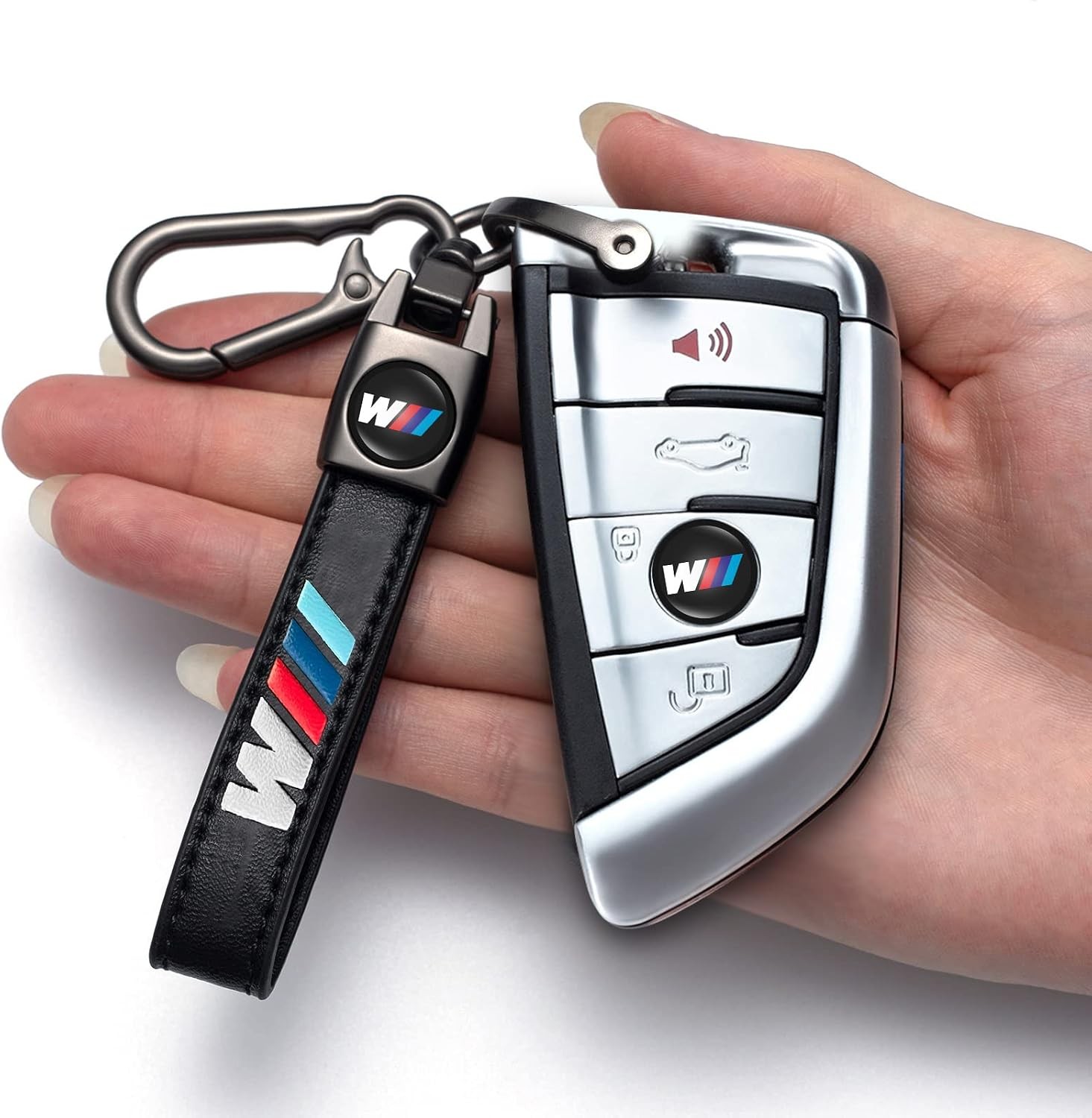 BMW M Keychain Valve Cap Combo Pack