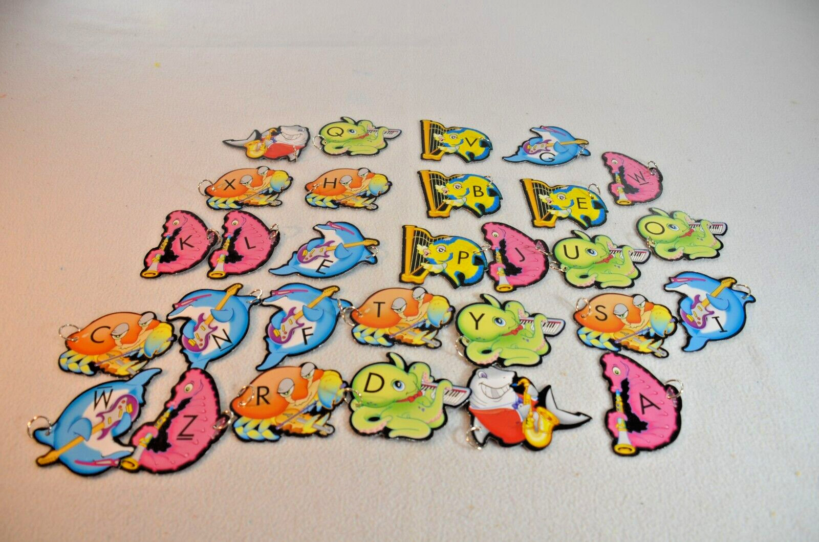 Discovery Toys (ABC) AB Seas Alphabet Fishing Game 1991 Replacement Pieces
