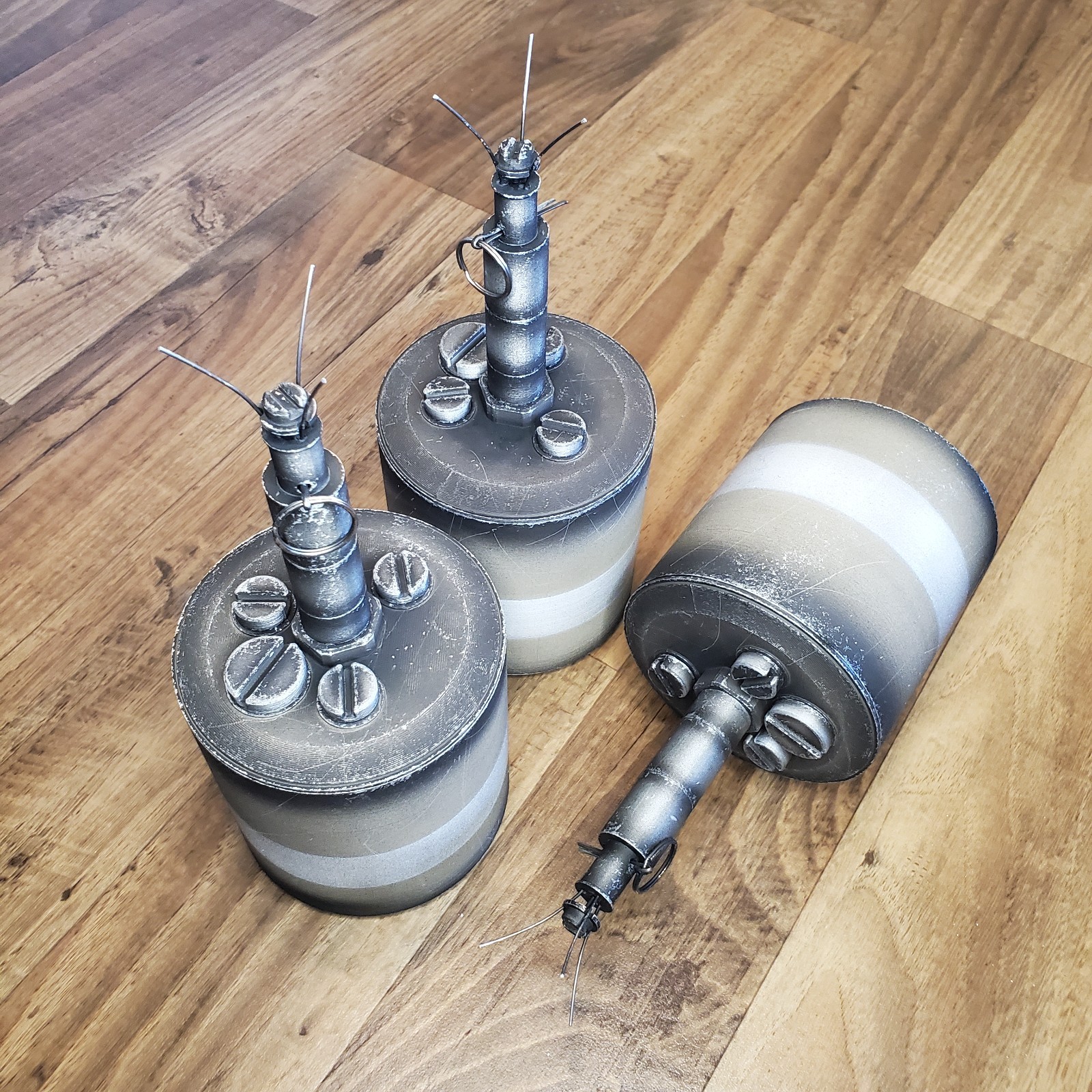 1x Dummy Bouncing Betty S Mine 35 German 10 inch 3D Printed Replica WW2 Vietnam