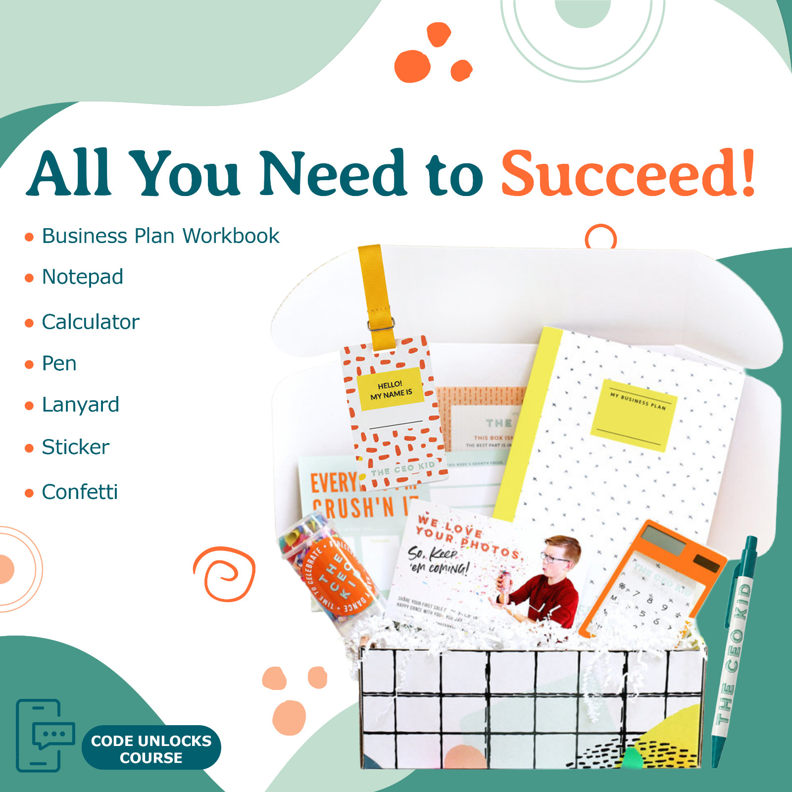 The CEO Kid Business in a Box Kit for Kids Ages 9–15 – Entrepreneurship Kit