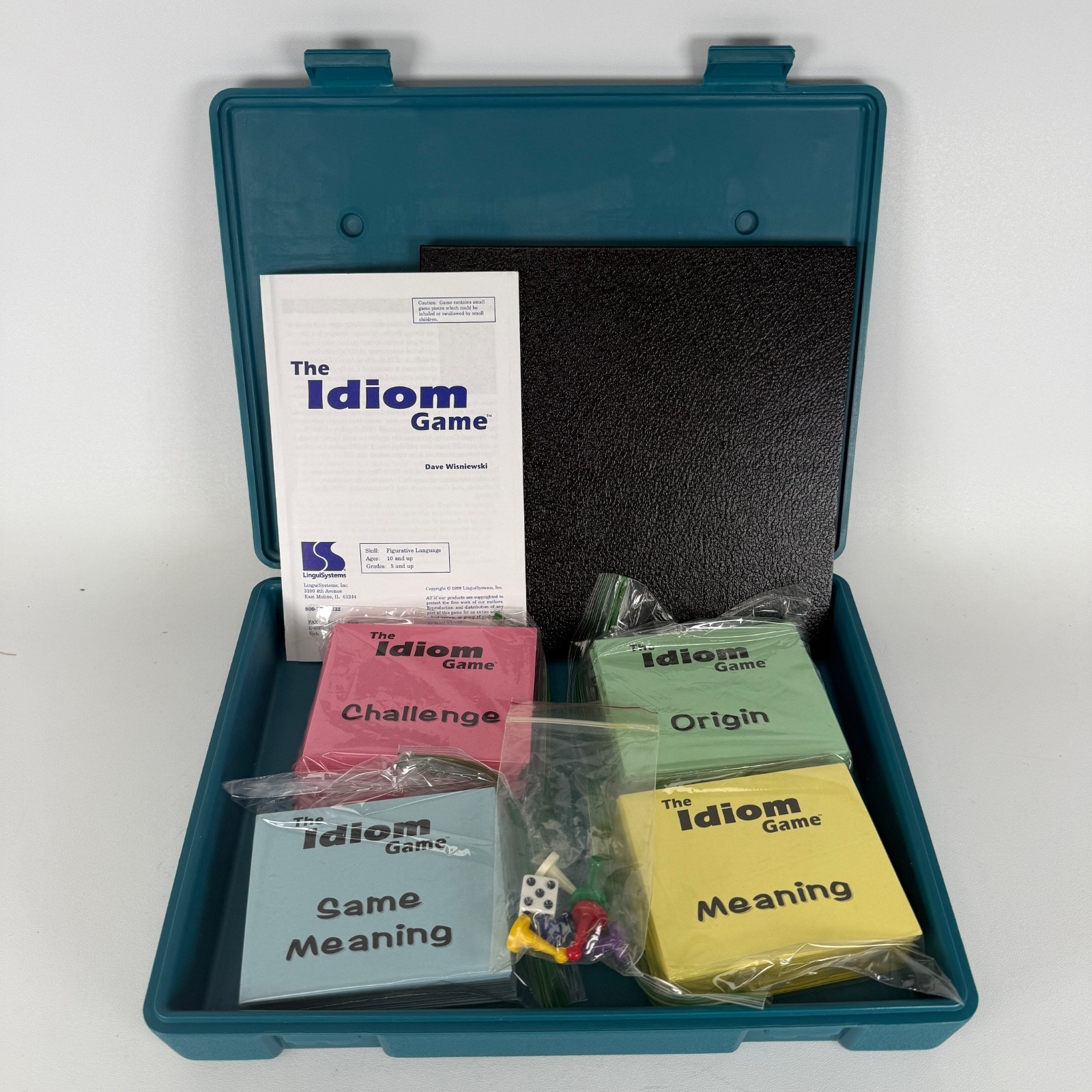 RARE VINTAGE LinguiSystems “The Idiom Game” Complete! Dave Wisniewski