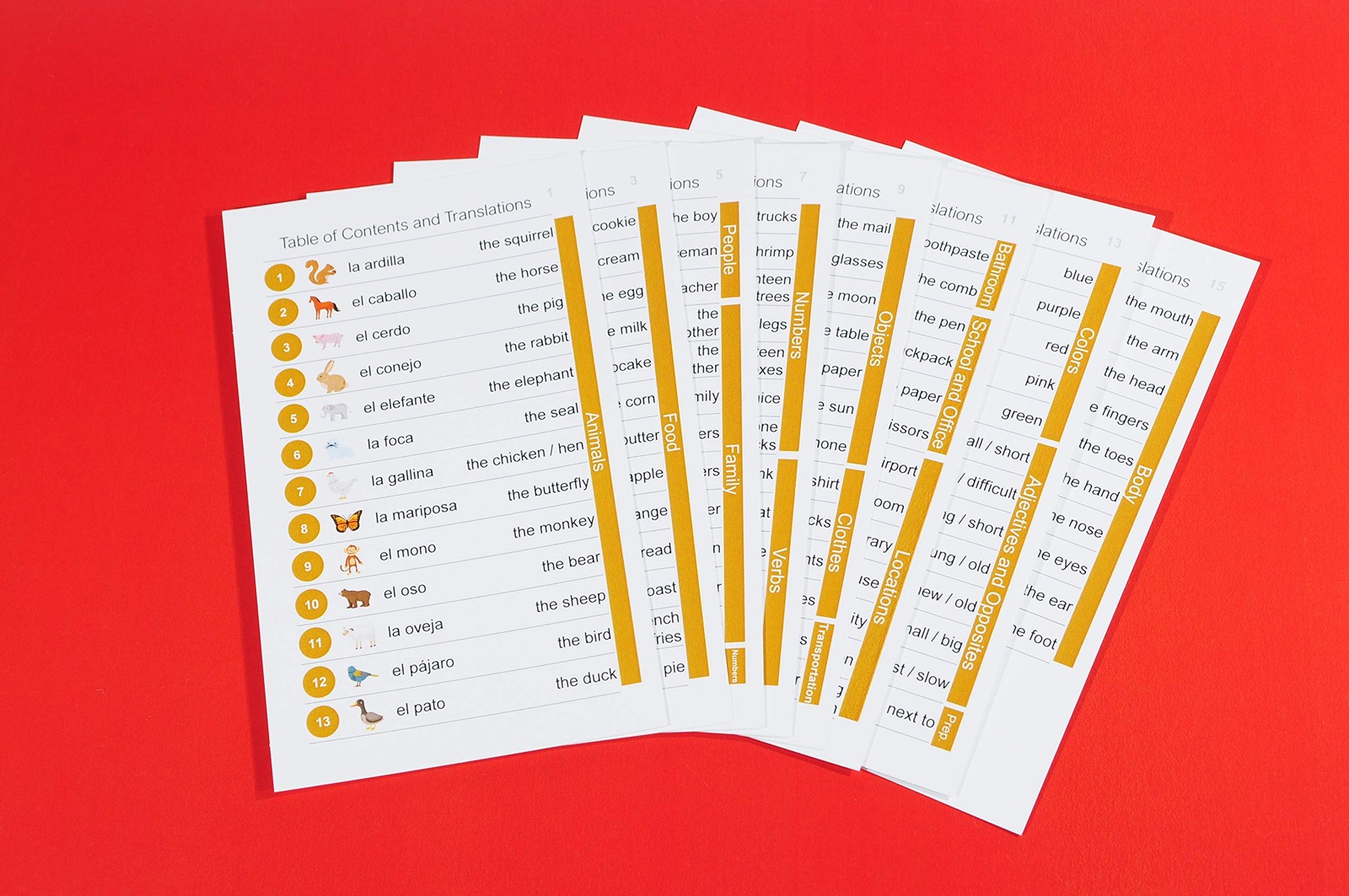 192 Spanish Beginning Vocabulary Flash Cards with Original Artwork – For All …