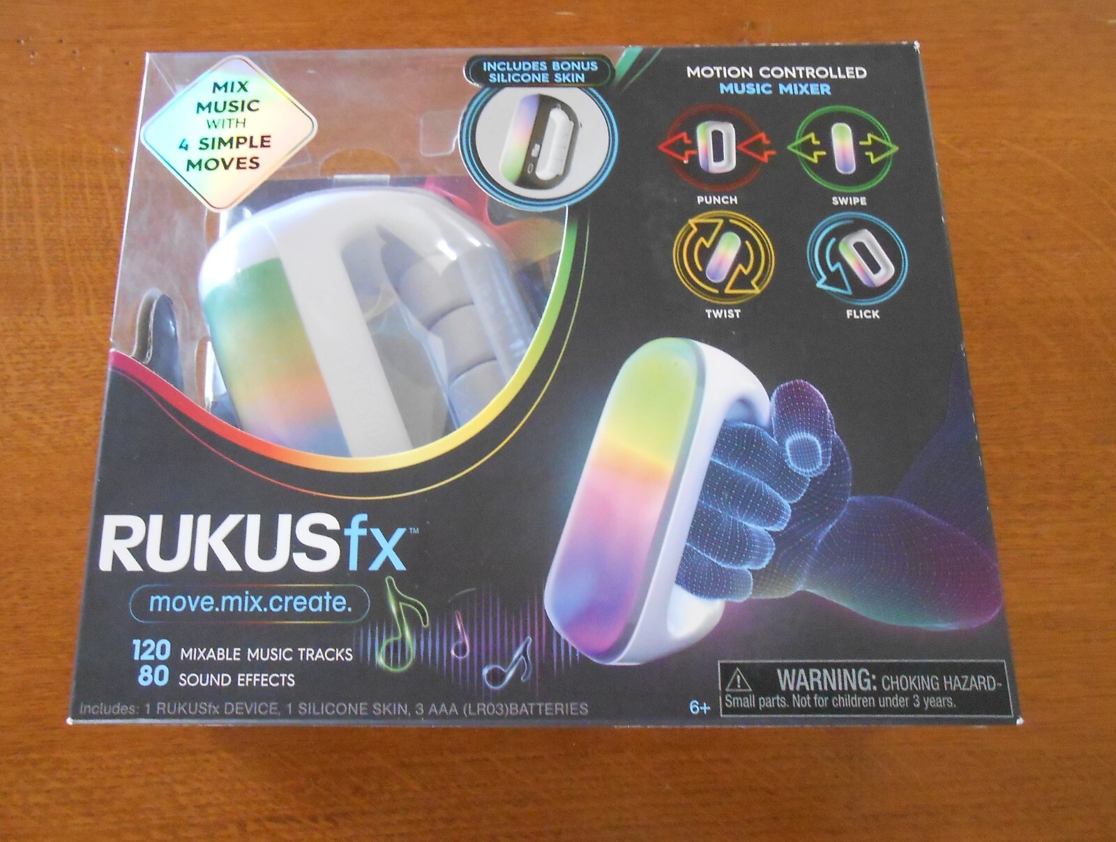 RUKUS fx Handheld Motion Controlled Electronic Music Mixer By Just Play