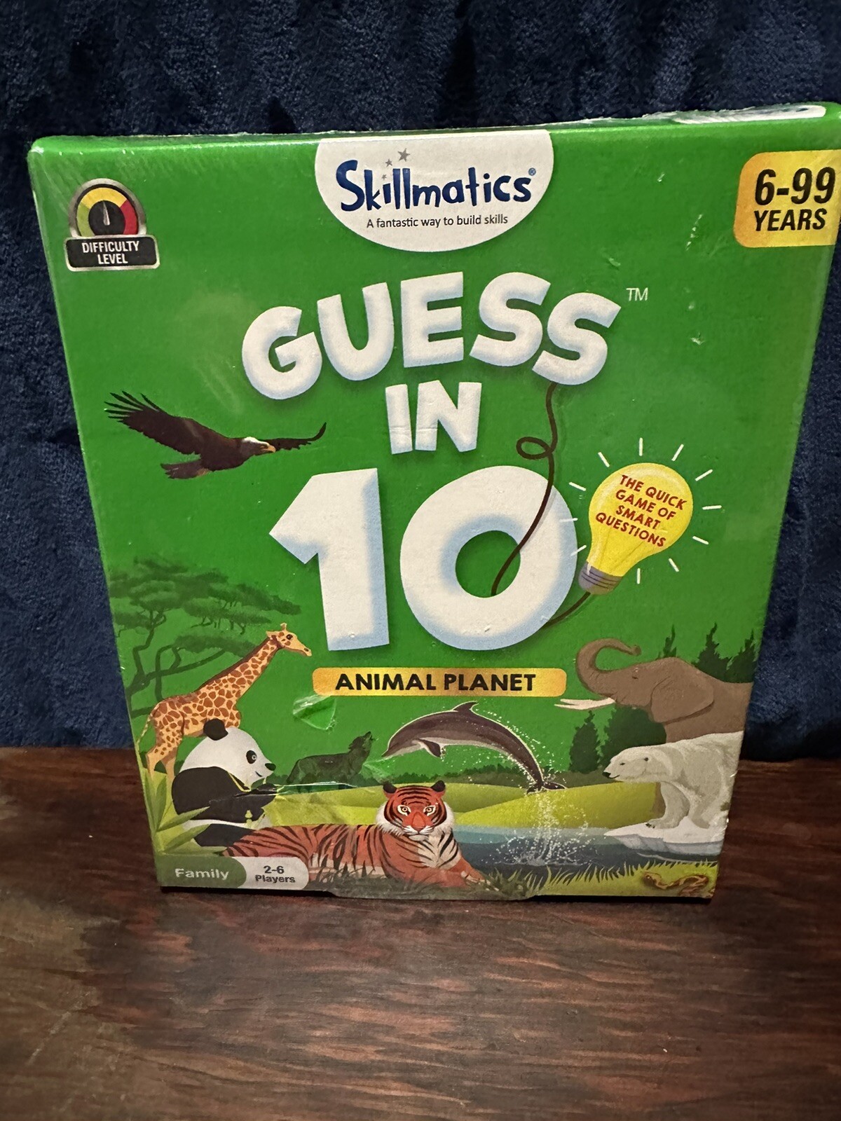 Skillmatics Guess in 10 Animal Planet Card Game Brand New Sealed
