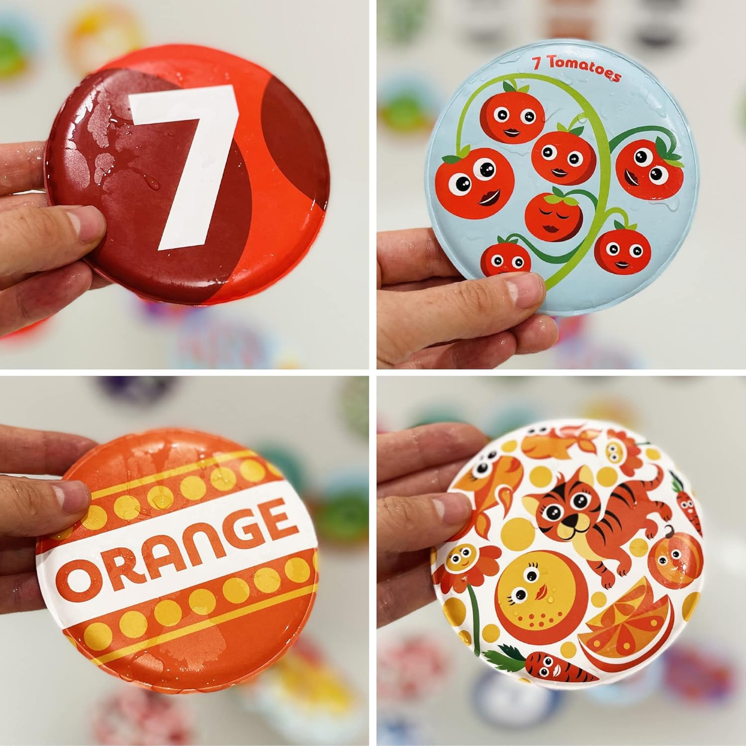 Floating Baby Flash Cards for Bathtub – Learn Numbers, Counting and Colors – Edu