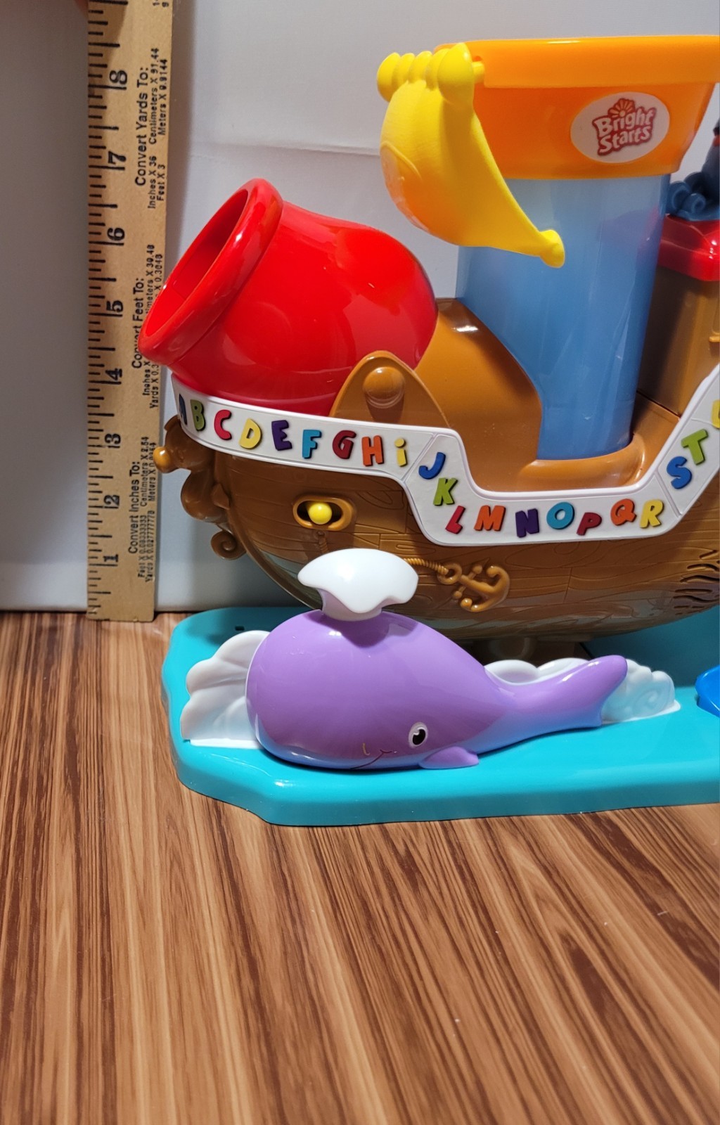 Bright Starts Ball Pop and Rock Pirate Ship With Sound Balls Not Included
