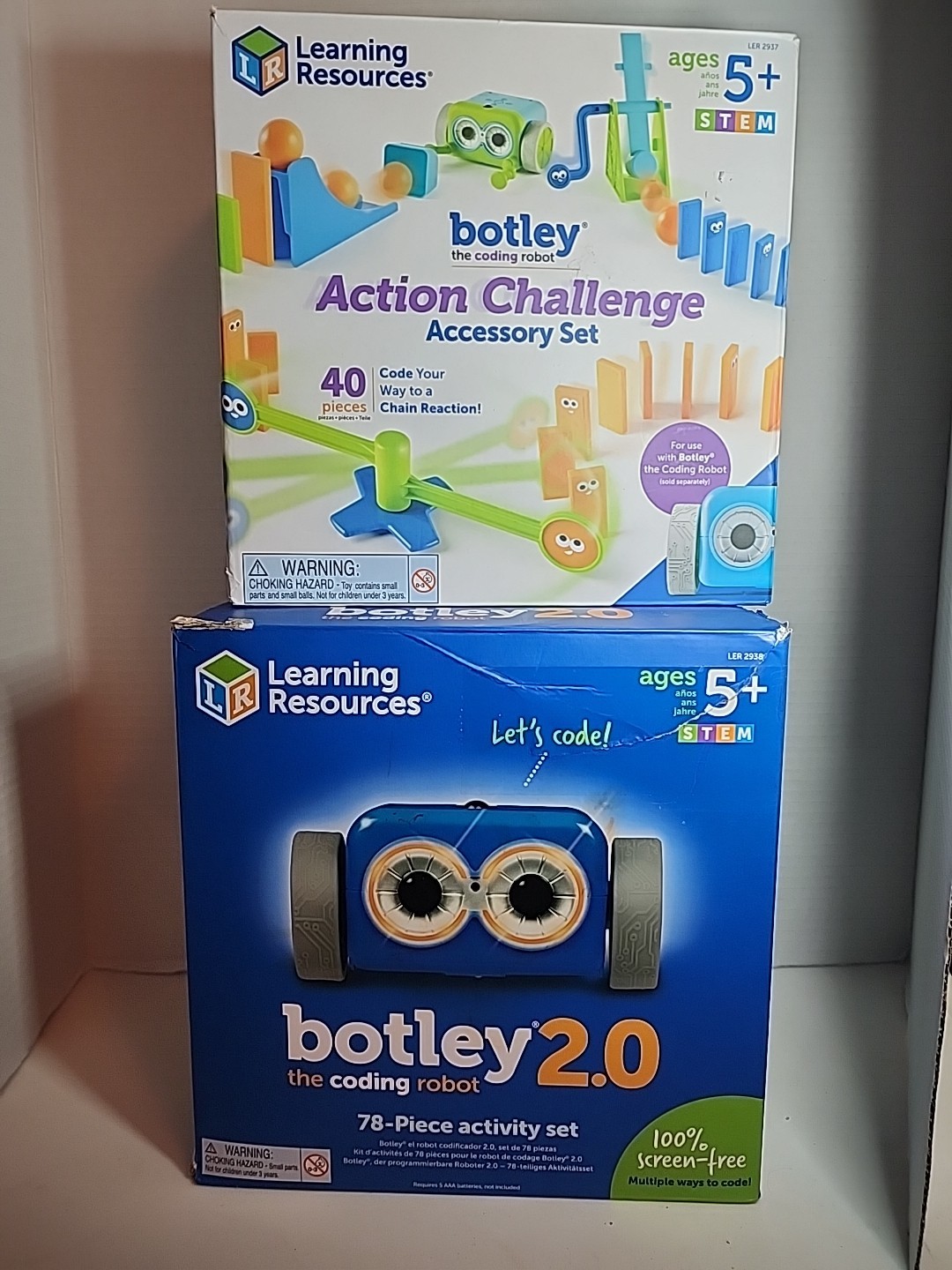 Botley 2.0 The Coding Robot 78 PcActivity Set & Action Challenge Accessory Set