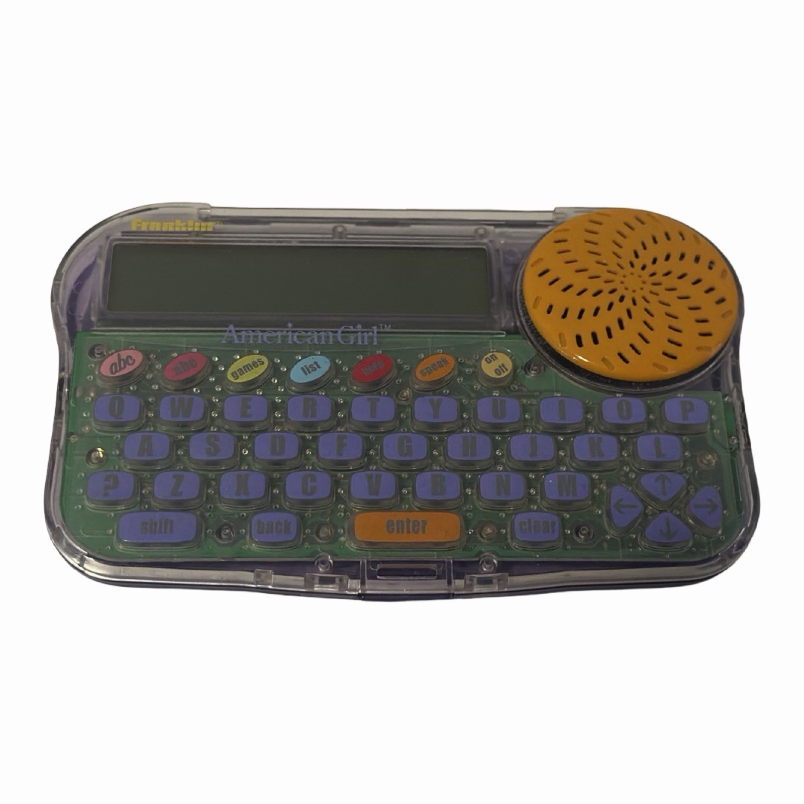 Franklin Speaking Homework Wiz 5180 Handheld Ultra rare American Girl Edition