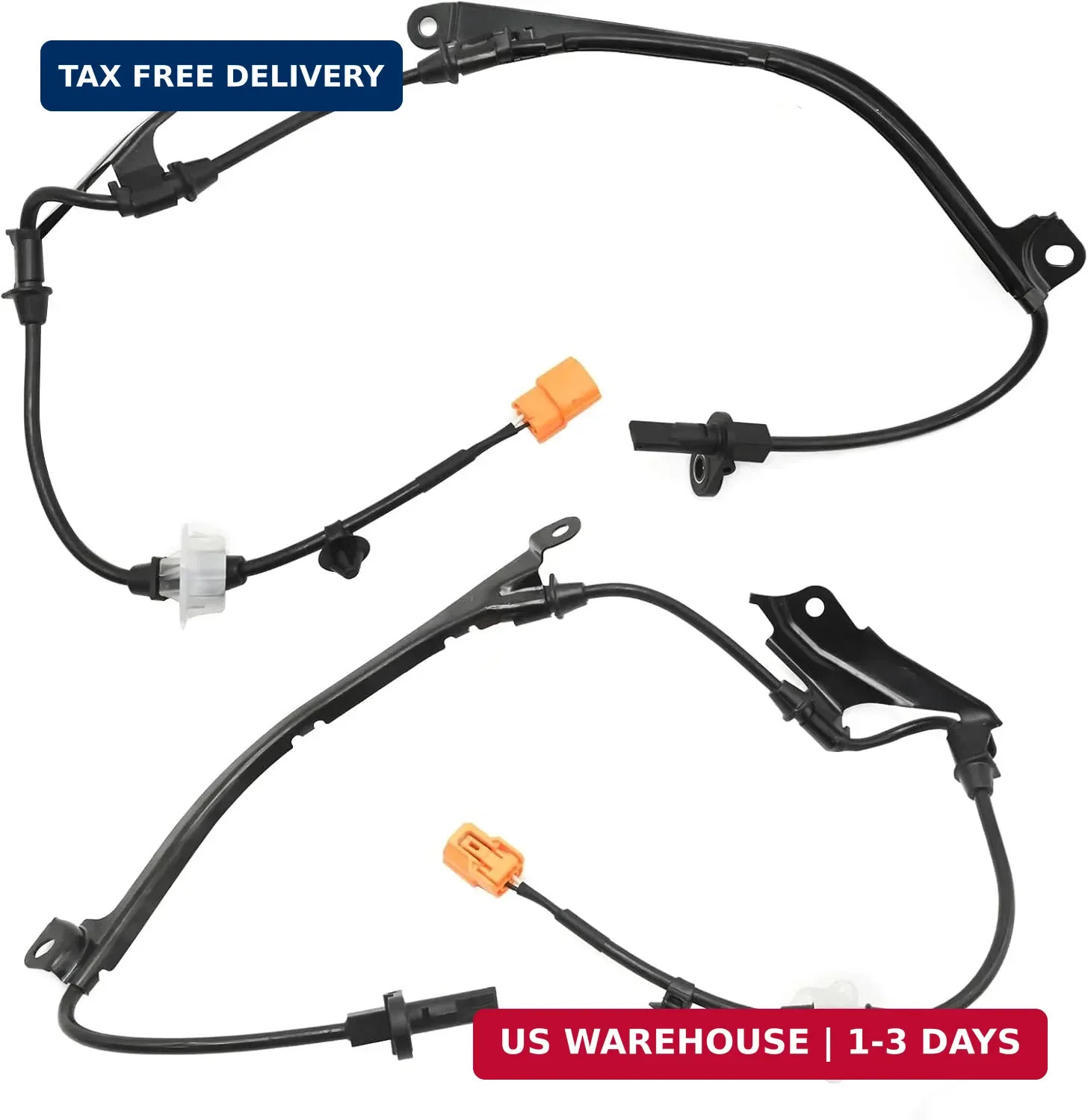2Pcs 57450SEPA01 Front Left and Right ABS Wheel Speed Sensor, Replacement for Ac